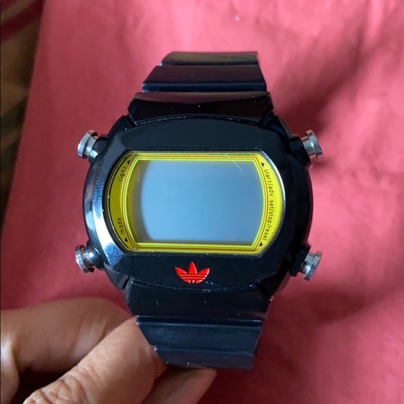 adidas yellow watch